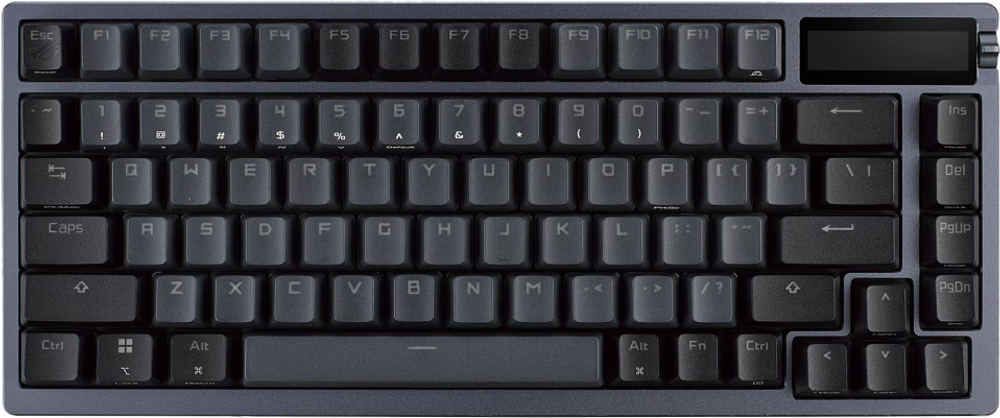 Tilbud på Asus ROG Azoth trådløst tastatur (Gunmetal) fra Elgiganten til 1.111 kr.