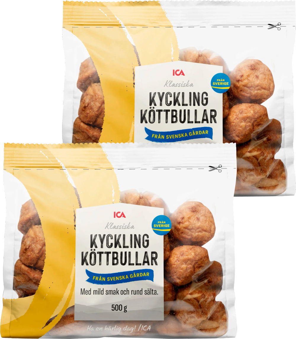 Erbjudanden på Kycklingköttbullar (ICA) från ICA Supermarket för 70 kr