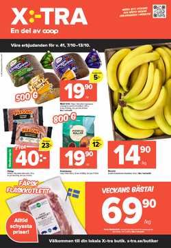 Coop X:-TRA Våra priser för v. 41, 7/10–13/10.