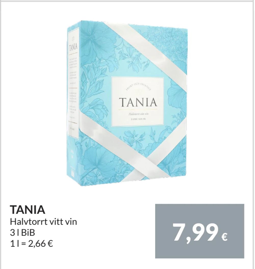 Erbjudanden på TANIA från Nielsen Scan-Shop för 7,99 €