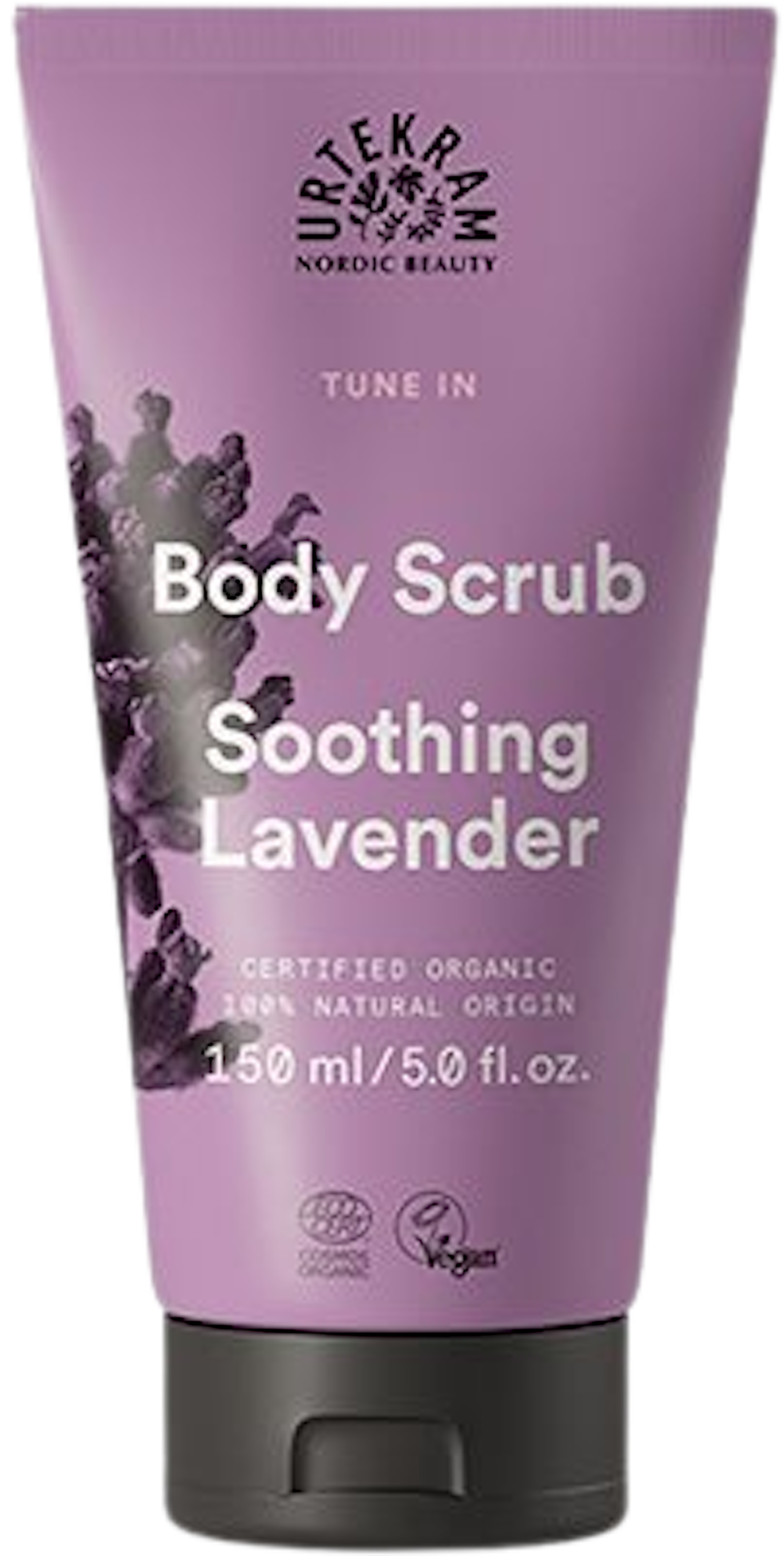 Tilbud på Bodyscrub Soothing Lavender (Urtekram) fra Helsam til 61,95 kr.