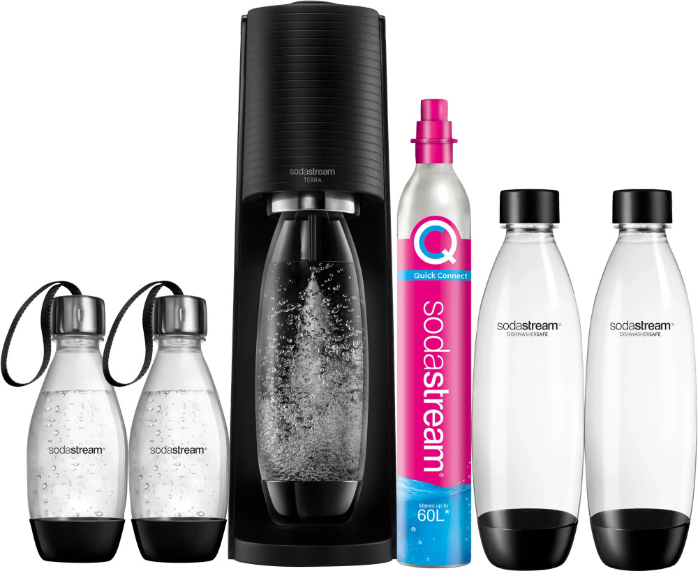 Erbjudanden på Kolsyremaskin Gigapack (Sodastream) från ICA Maxi Stormarknad för 749 kr