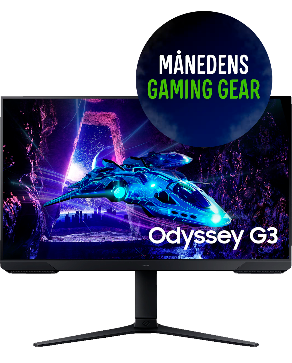 Tilbud på Samsung Odyssey G3 S27DG302 27" gamingskærm fra Elgiganten til 999 kr.