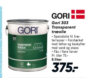 Gori 303 Transparent træolie