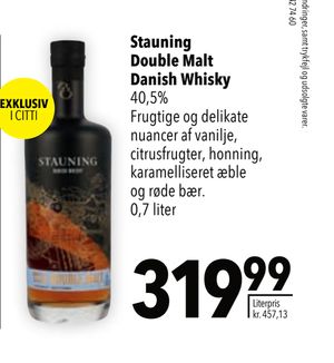 Stauning Double Malt Danish Whisky