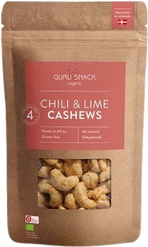 Cashews Chili & Lime Øko (Guru Snack)