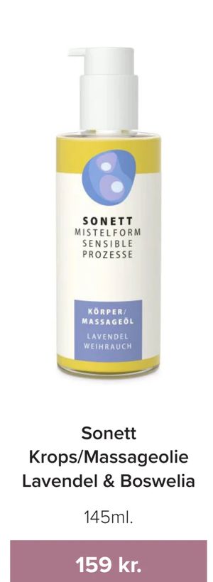 Sonett Krops/Massageolie Lavendel & Boswelia