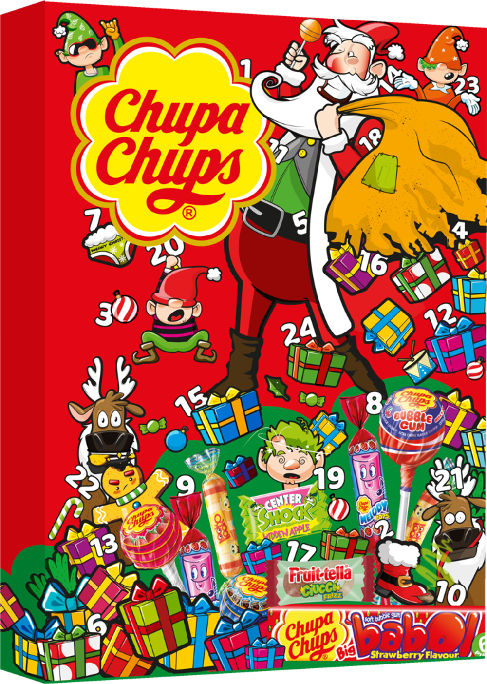 Tilbud på Chupa Chups Julekalender fra Fleggaard til 59,99 kr.