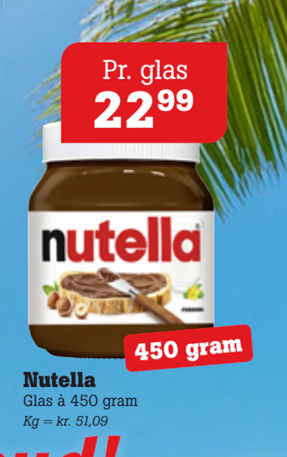Tilbud på Nutella fra Poetzsch Padborg til 22,99 kr.