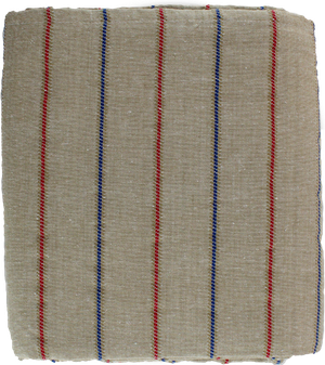 Stribet Dug i Beige (140 x 200cm)