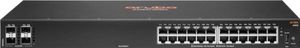 HPE Aruba 6000 24G 4SFP Switch - Switch - L3 - Administreret - 24 x 10/100/1000 + 4 x Gigabit SFP - side til side-luftstrøm - monterbar på stativ - AC