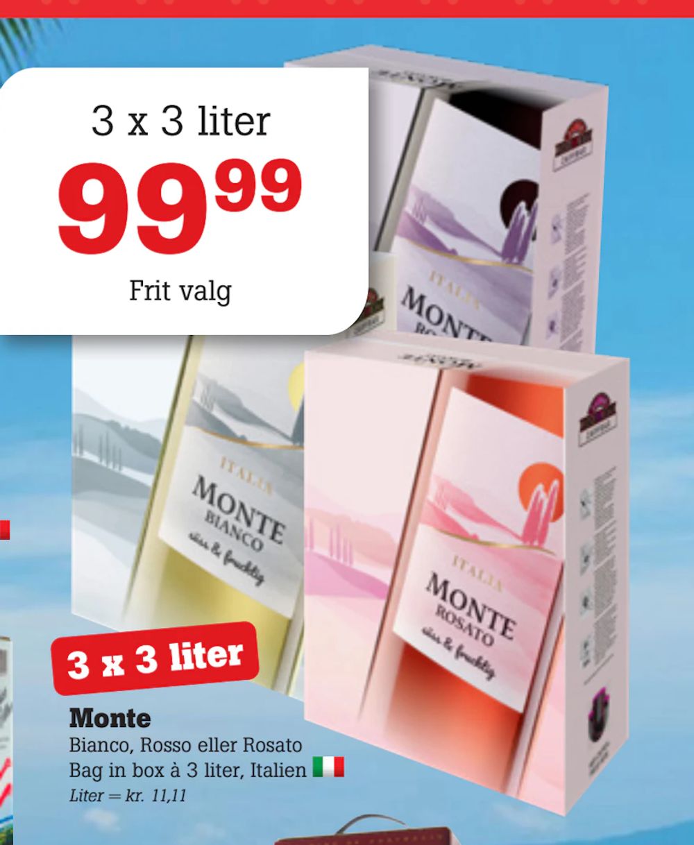 Tilbud på Monte fra Poetzsch Padborg til 99,99 kr.