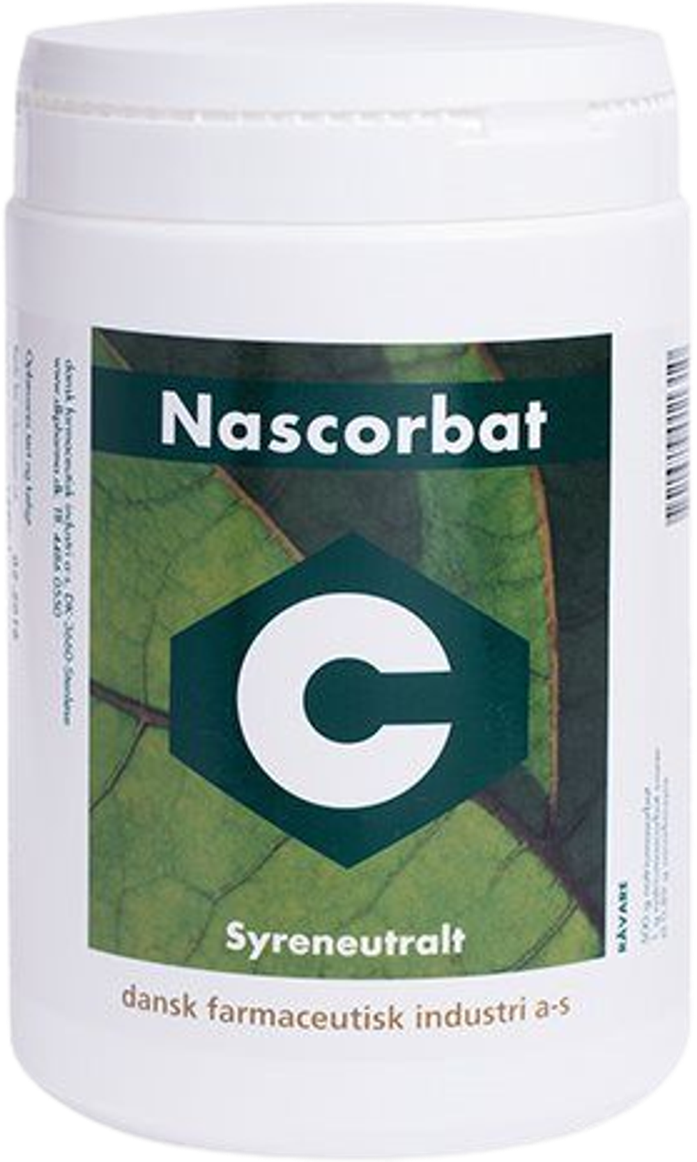 Tilbud på Nascorbat (syreneut. (Grønne dfi vitaminer) fra Helsam til 511 kr.