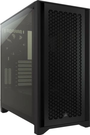 CORSAIR | 4000D AIRFLOW - Tower - ATX - sidepanel med vindue (hærdet glas) - ingen strømforsyning (ATX) - USB/lyd - Sort