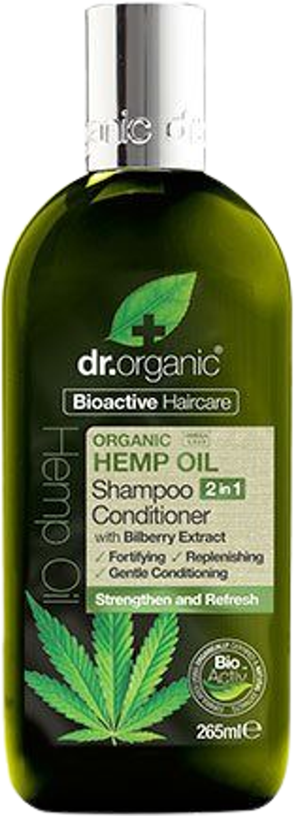 Tilbud på Shampoo & Conditioner Hemp oil (Dr. Organic) fra Helsam til 88 kr.