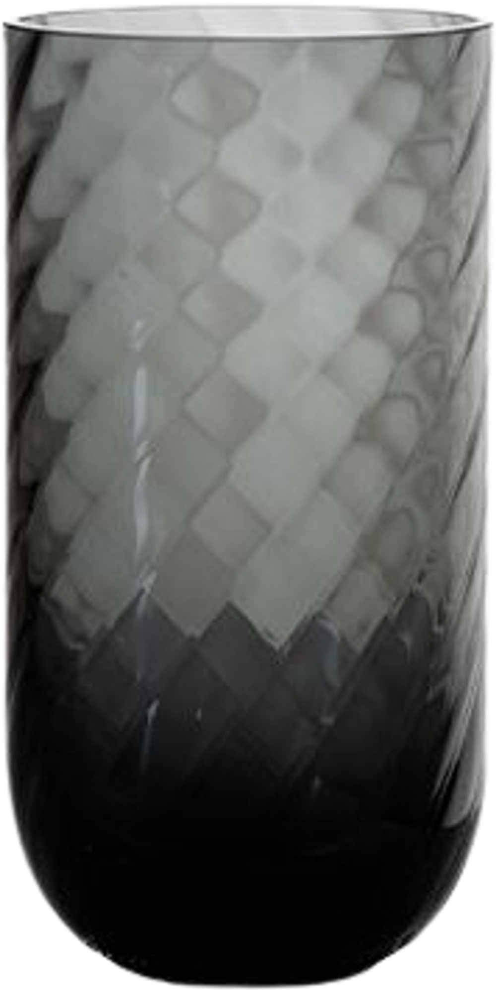 Tilbud på Specktrum Meadow Swirl Cylinder vase grey small H21 cm fra Kop & Kande til 279,96 kr.