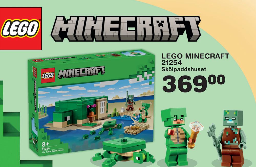 Erbjudanden på LEGO MINECRAFT 21254 från Lekextra för 369 kr