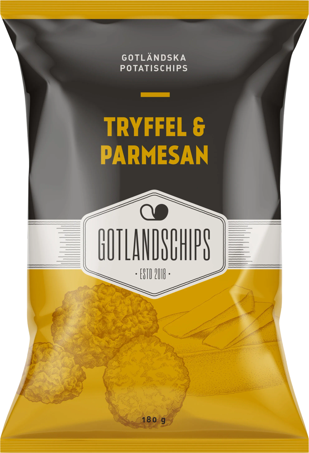 Erbjudanden på Chips Tryffel & Parmesan (Gotlandschips) från ICA Supermarket för 25 kr