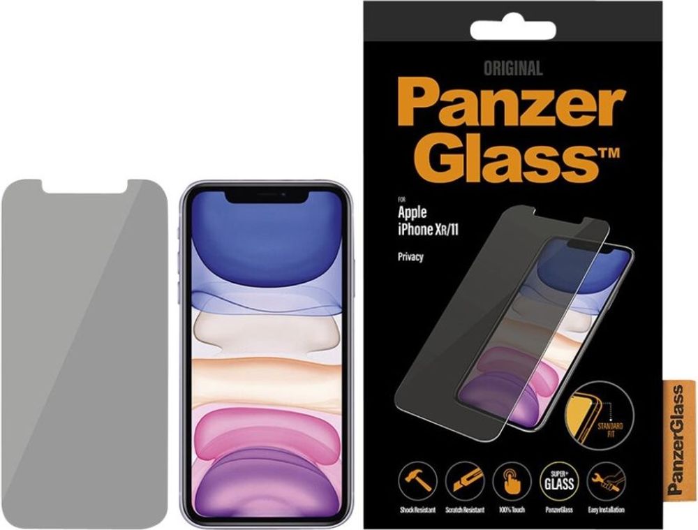 Tilbud på PanzerGlass™ | Classic-Fit - Skærmbeskyttelse til mobiltelefon - Privacy Edition | Apple iPhone XR/Iphone 11 fra ComputerSalg til 199,95 kr.