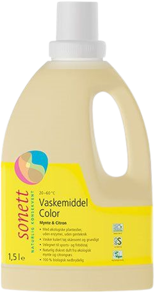 Vaskemiddel color mynte & (Sonett)