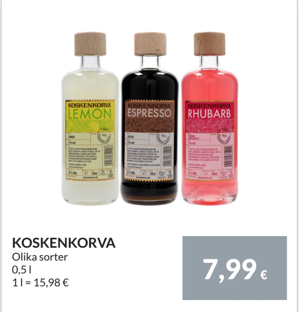 Erbjudanden på KOSKENKORVA från Nielsen Scan-Shop för 7,99 €