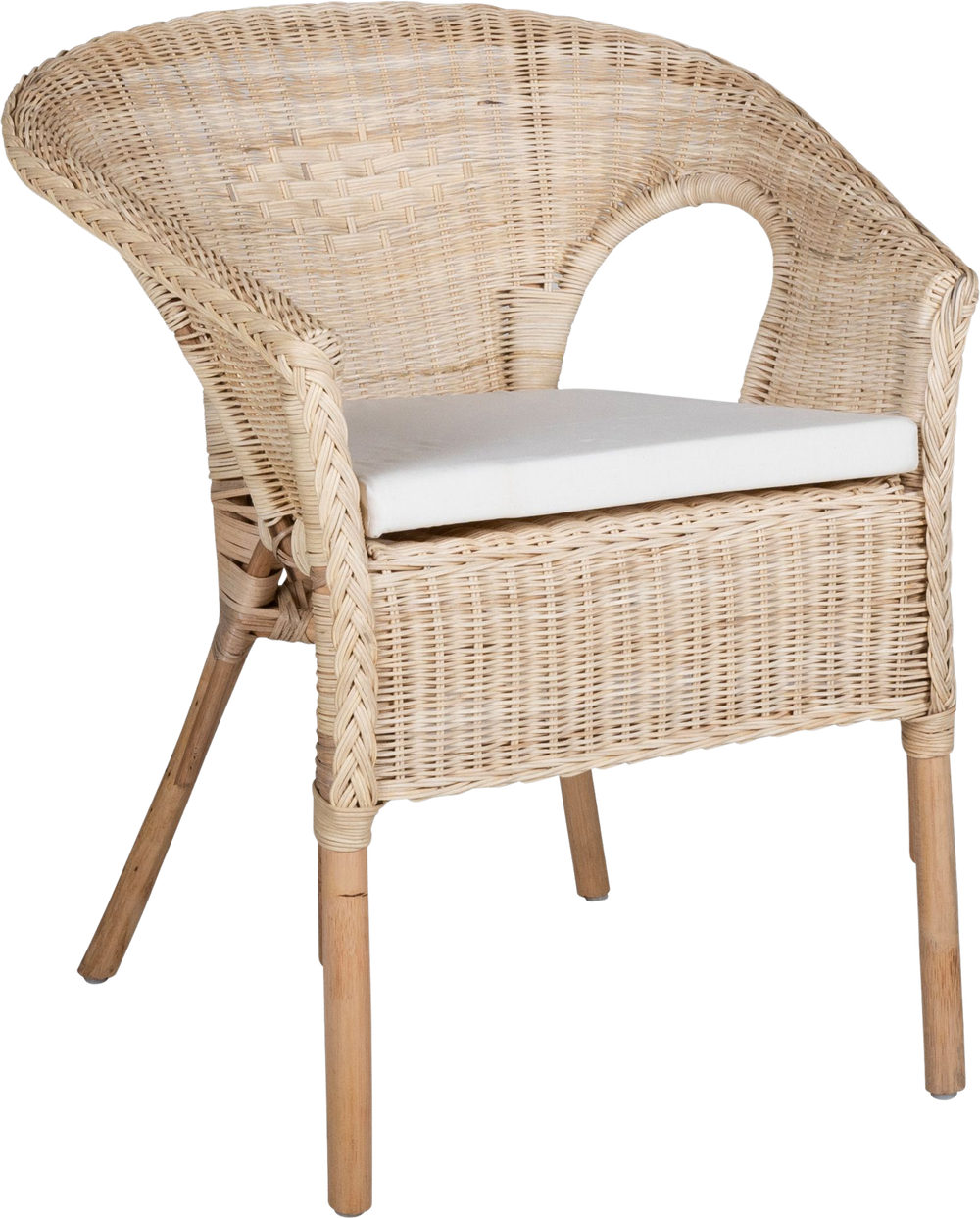 Tilbud på Kos Havestol, Naturfarvet Rattan M. Lys Hynde 74 Cm 60 Cm fra My Home Møbler til 454 kr.