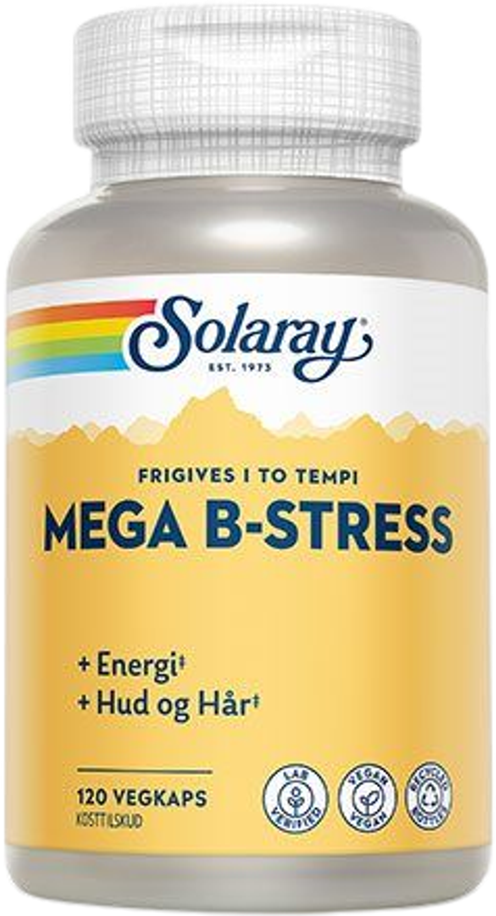 Tilbud på Mega B-Stress (Solaray) fra Helsam til 199,95 kr.