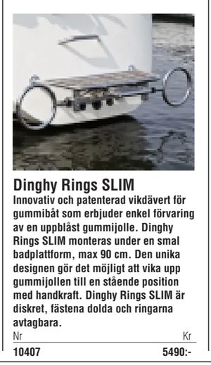 Dinghy Rings SLIM