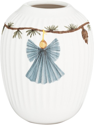 Hammershøi Christmas Vase H10,5 cm, Hvid (Kähler)