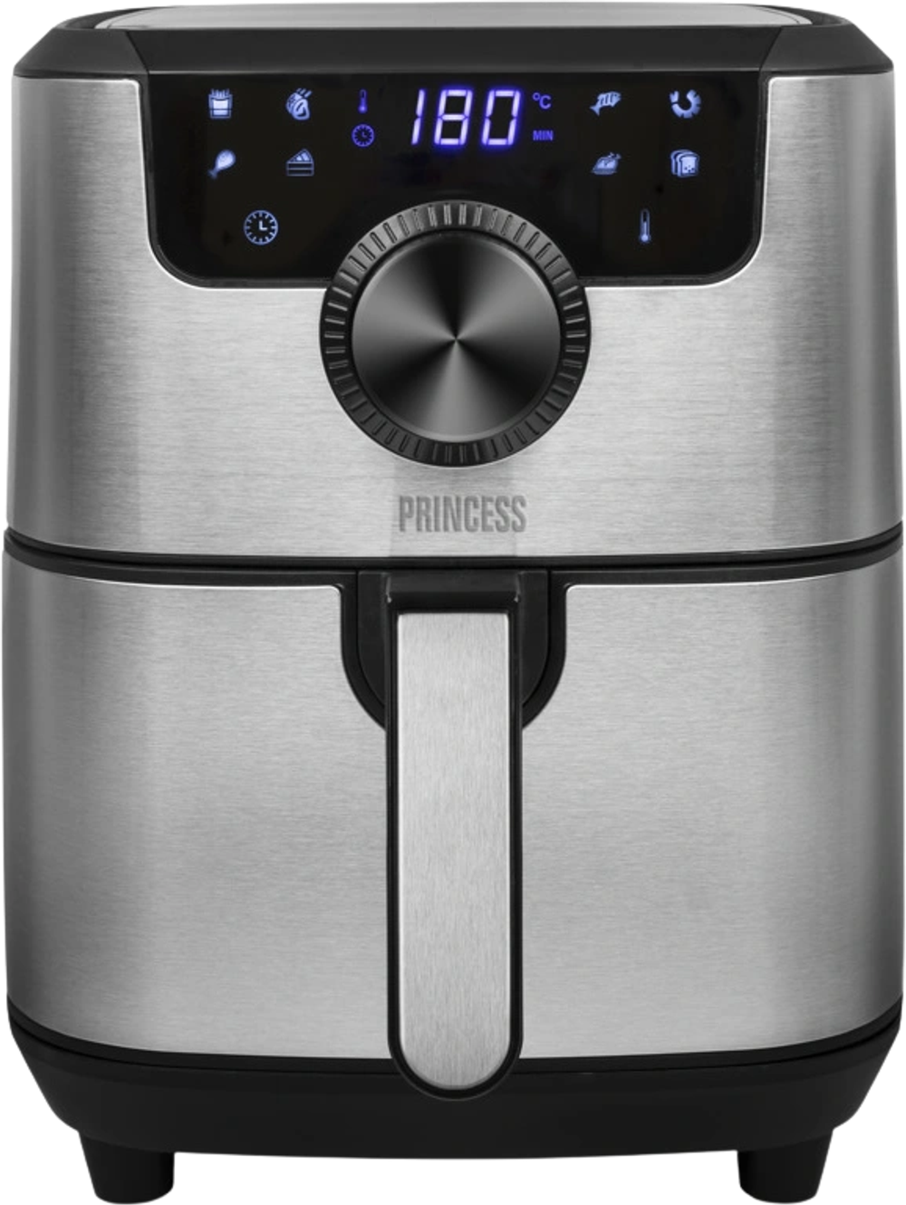 Tilbud på Princess Digital Aerofryer Deluxe airfryer 4,5 liter stål fra Kop & Kande til 899,95 kr.