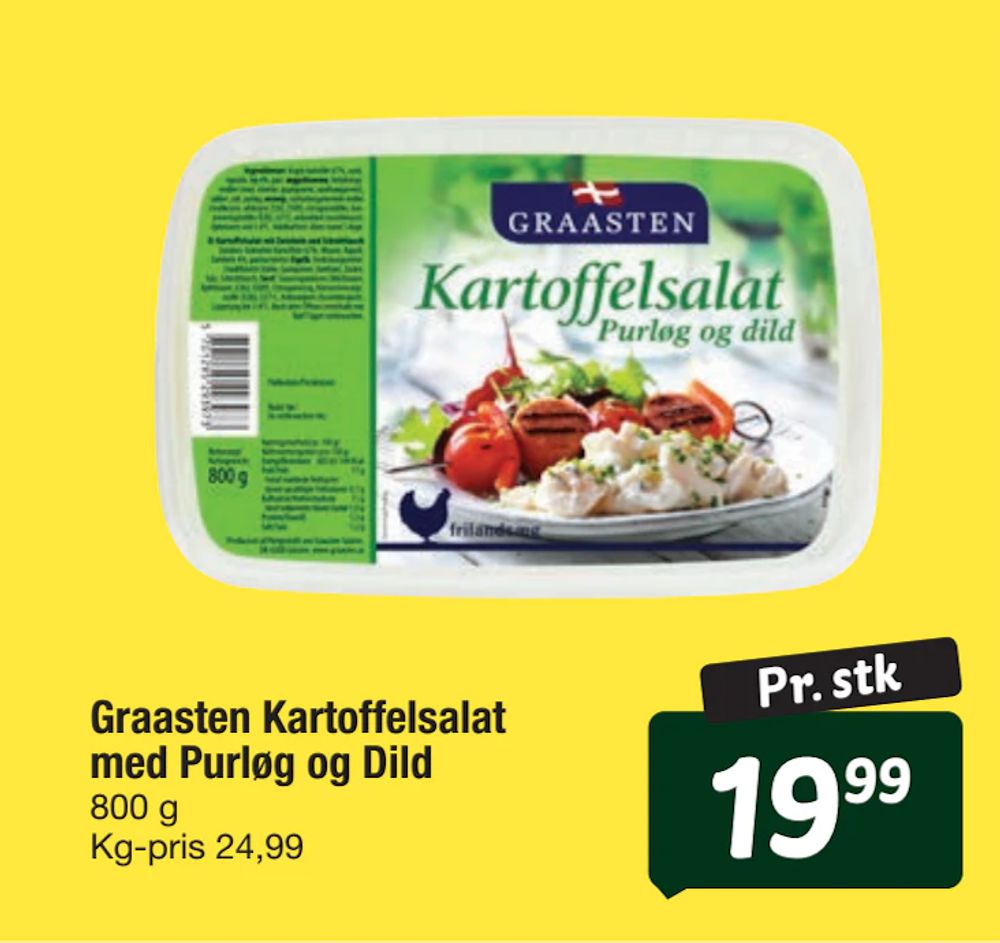 Tilbud på Graasten Kartoffelsalat med Purløg og Dild fra fakta Tyskland til 19,99 kr.