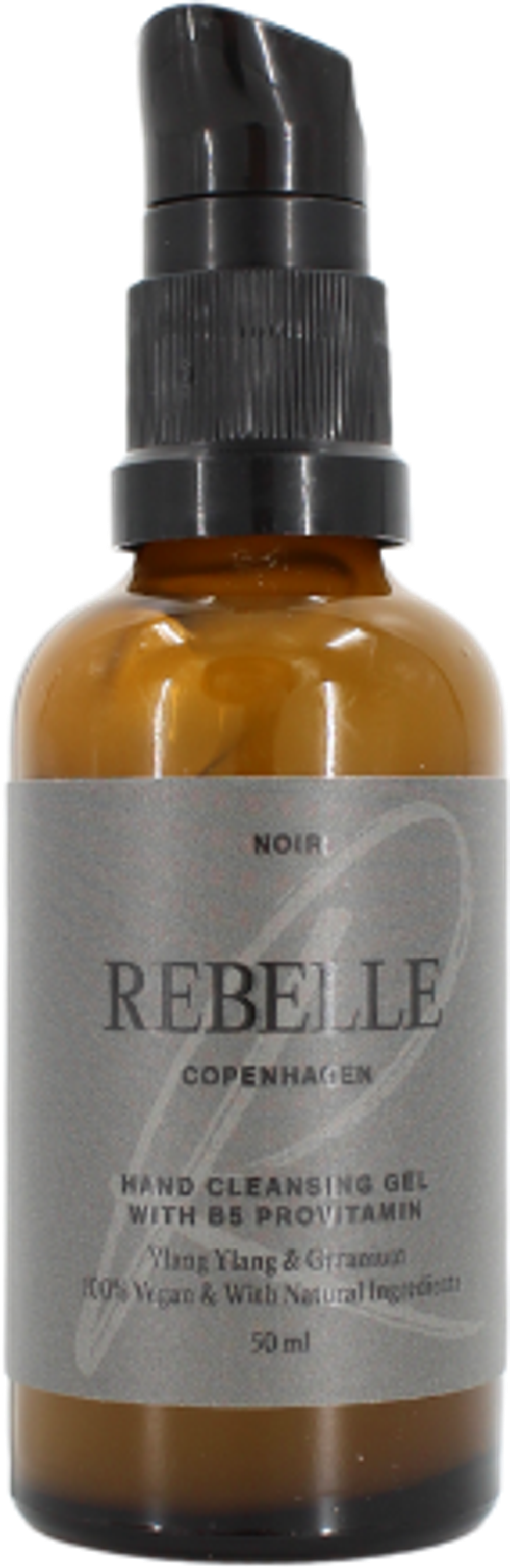 Tilbud på Hånd Rense Gel m. B5 Provitamin Noir (50ml) (Rebelle Copenhagen) fra Basic & More til 24 kr.