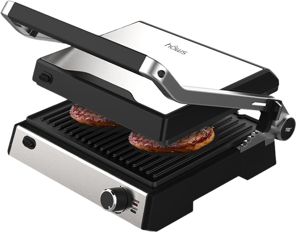 Tilbud på Haws Møn bord- og paninigrill 29x26 cm 2000 Watt fra Kop & Kande til 799,95 kr.