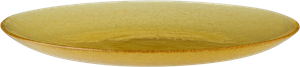 Dots glas tallerken Ø 27 cm (AMBER/CURRY, ONESIZE) (SINNERUP)