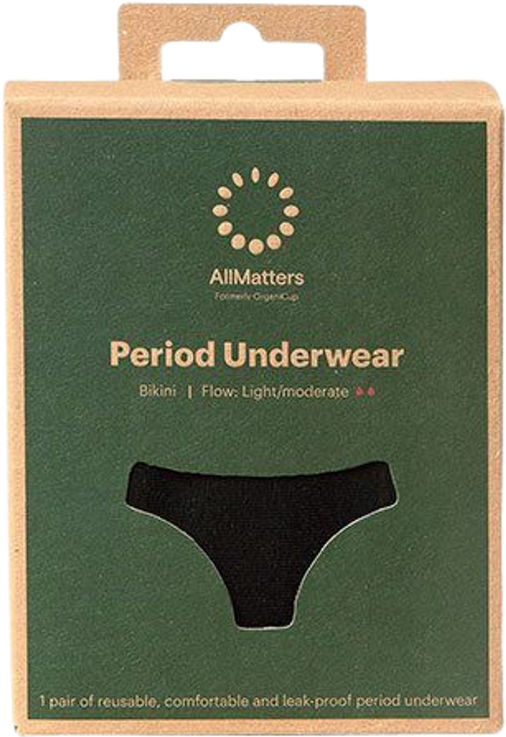 Tilbud på Bikini Underwear Light/Moderate L (AllMatters) fra Helsam til 183 kr.