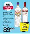 Gordon’s Gin el. Smirnoff Vodka