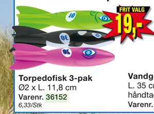 Torpedofisk 3-pak