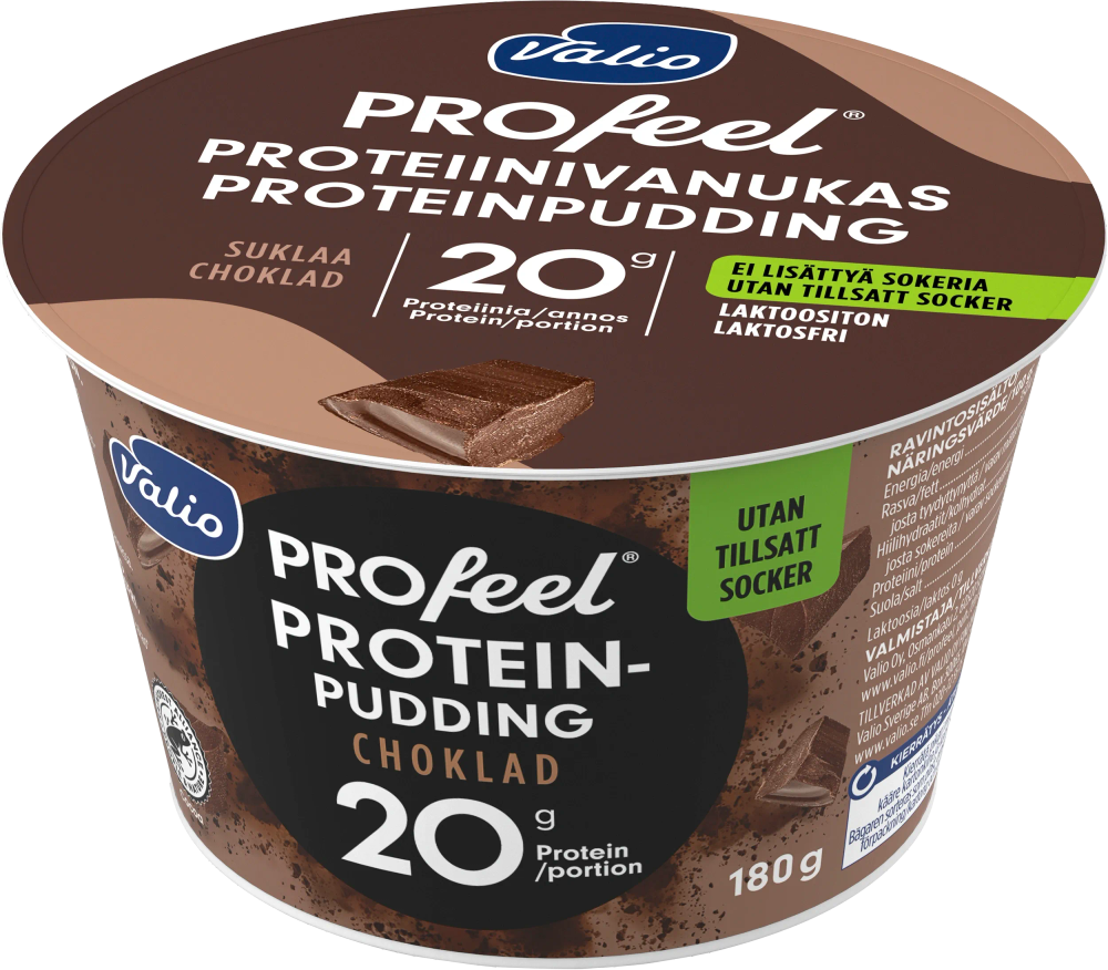 Erbjudanden på Proteinpudding Choklad ® Laktosfri 1,5% Valio (PROfeel) från ICA Supermarket för 13,90 kr