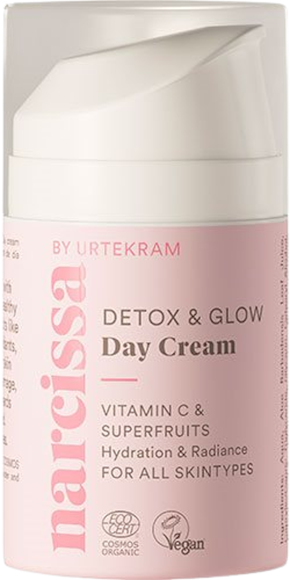 Tilbud på Detox & Glow Day Cream (Narcissa By Urtekram) fra Helsam til 151,95 kr.