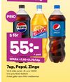 7up, Pepsi, Zingo