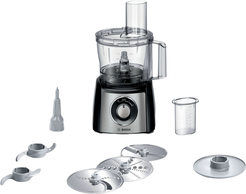 Tilbud på Bosch MCM3421M foodprocessor sort/sølv 2,3 liter 800 watt fra Kop & Kande til 899,95 kr.