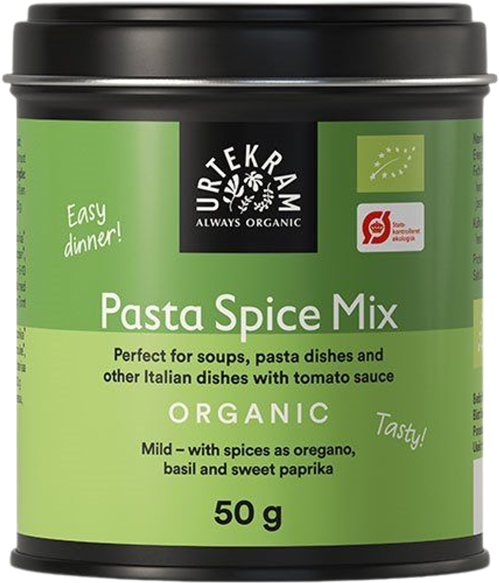 Tilbud på Pasta Spice Mix Øko (Urtekram) fra Helsam til 25,95 kr.