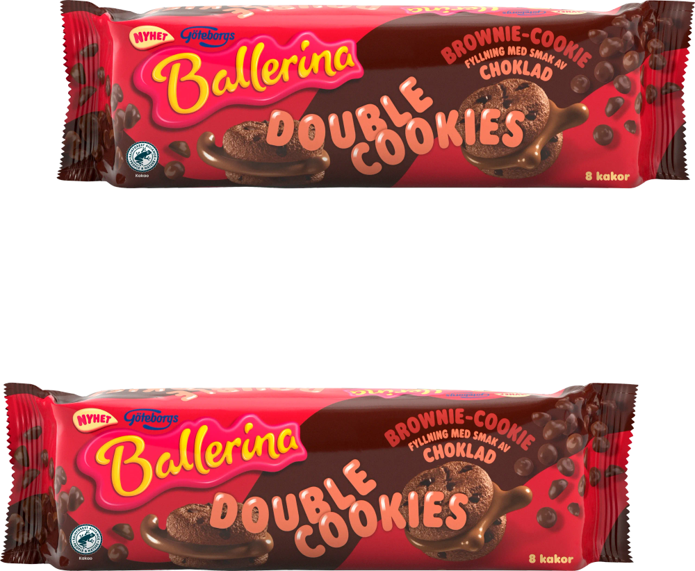 Erbjudanden på Double Cookies (Ballerina) från ICA Kvantum för 50 kr