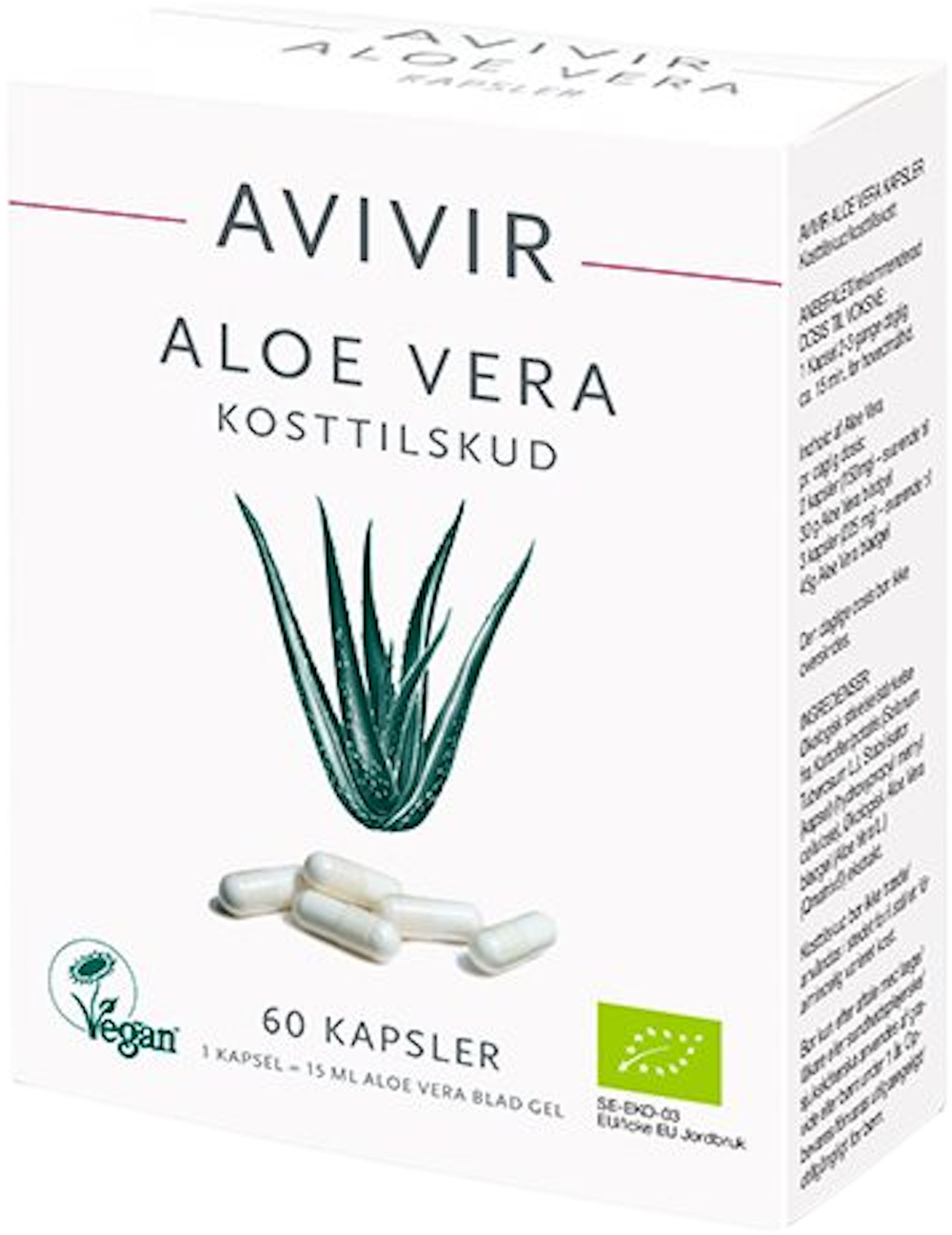 Tilbud på AVIVIR Aloe Vera Kapsler Øko (Avivir) fra Helsam til 219,95 kr.