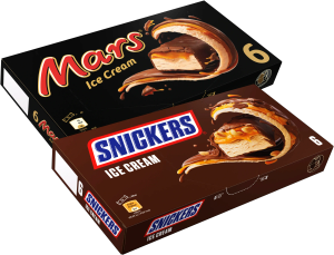 Glass flerpack (Mars, Snickers)