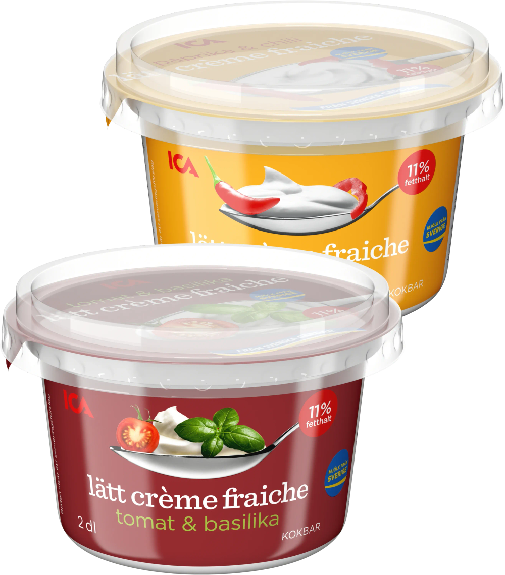 Erbjudanden på Smaksatt crème fraiche (ICA) från ICA Supermarket för 22 kr