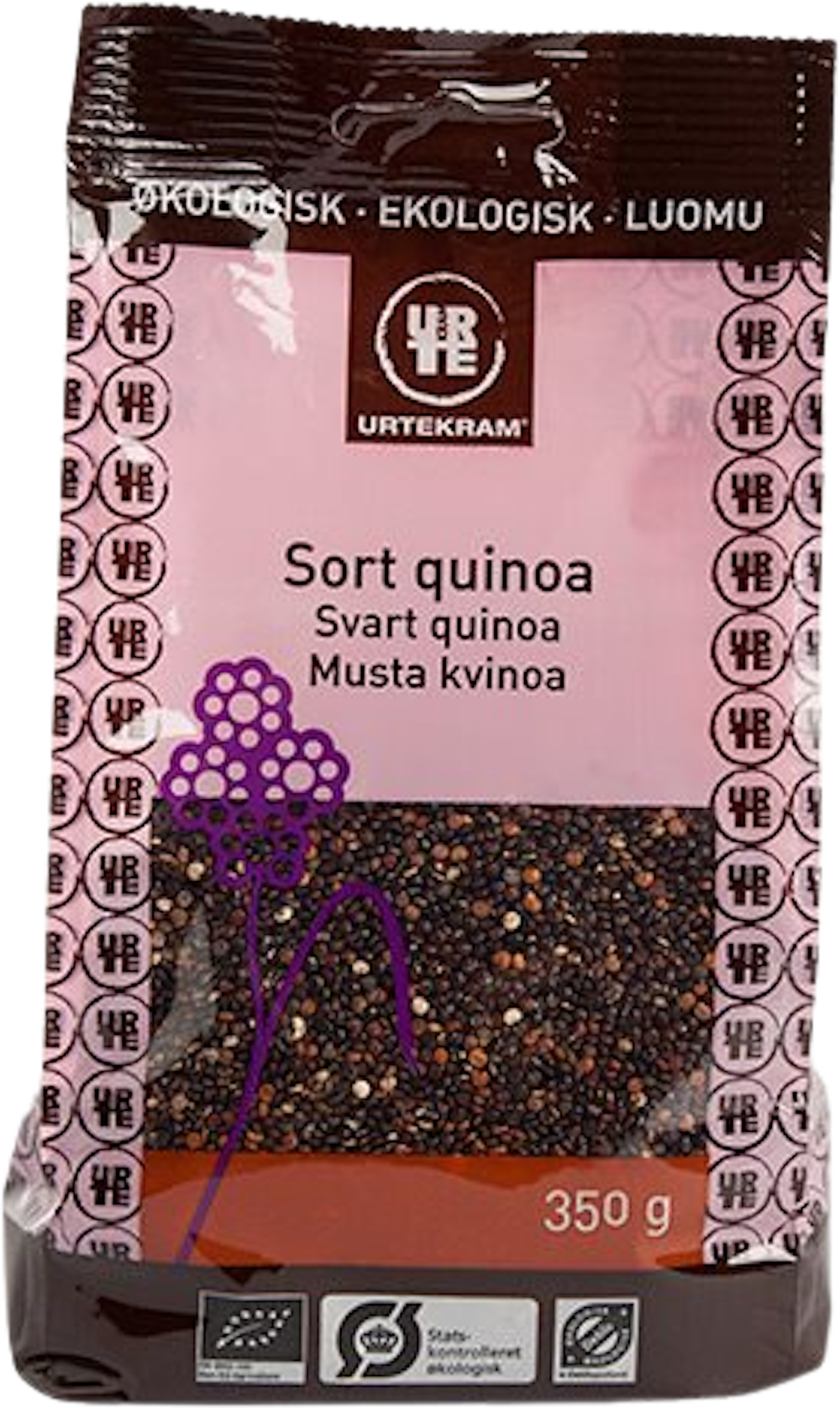 Tilbud på Quinoa sort Øko (Urtekram) fra Helsam til 36,95 kr.