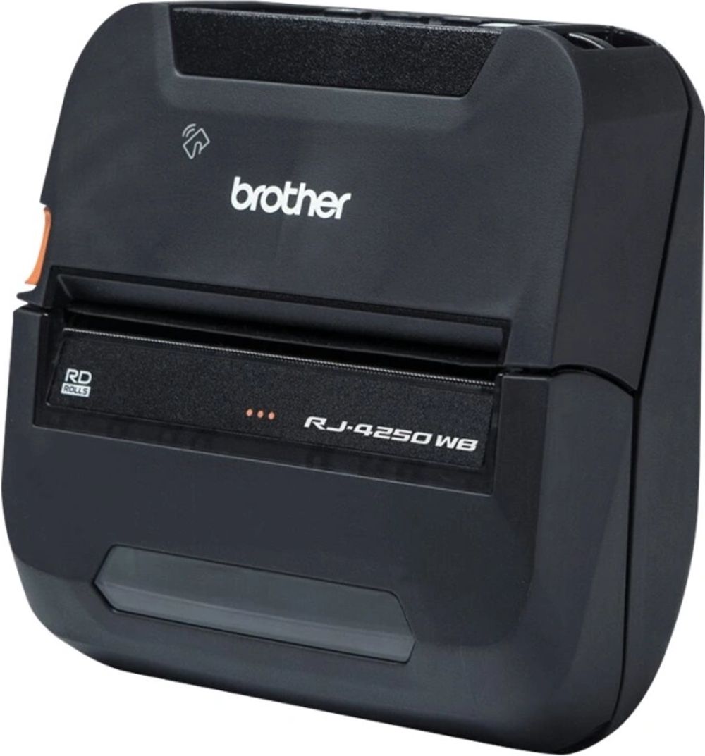 Tilbud på Brother RuggedJet RJ-4250WB - Etiketprinter - direkte termisk - Rulle (11,3 cm) - 203 dpi - op til 127 mm/sek. - USB 2.0, Wi-Fi(n), NFC, Bluetooth 4.2 fra ComputerSalg til 5.684 kr.