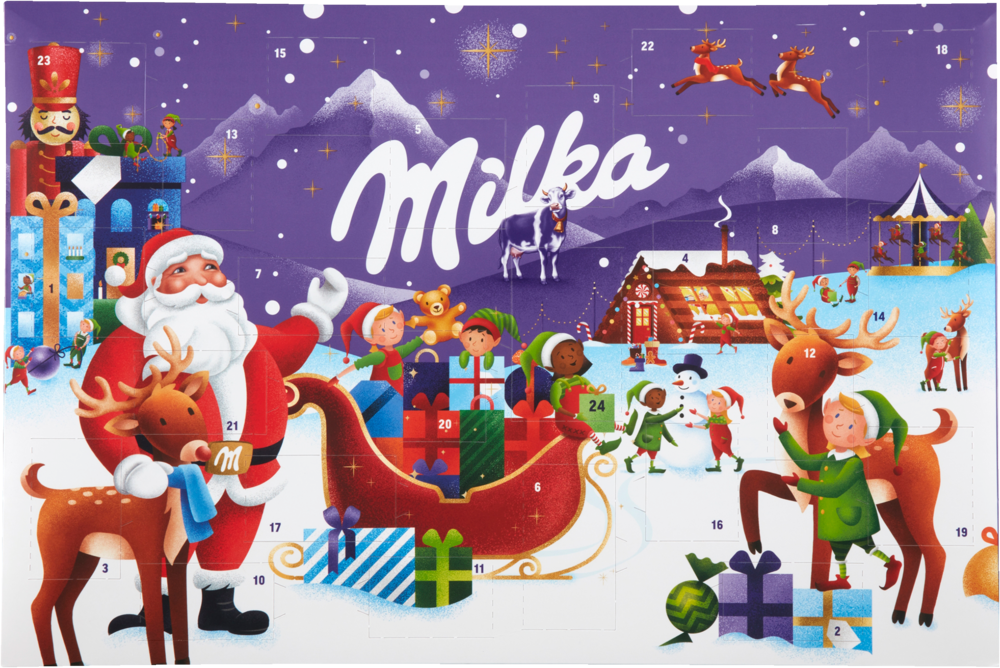 Tilbud på Milka Julekalender fra Fleggaard til 50 kr.