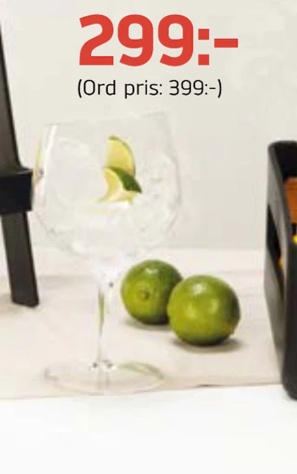 Erbjudanden på Gin & Tonic Glas, 62 cl från Önska för 299 kr